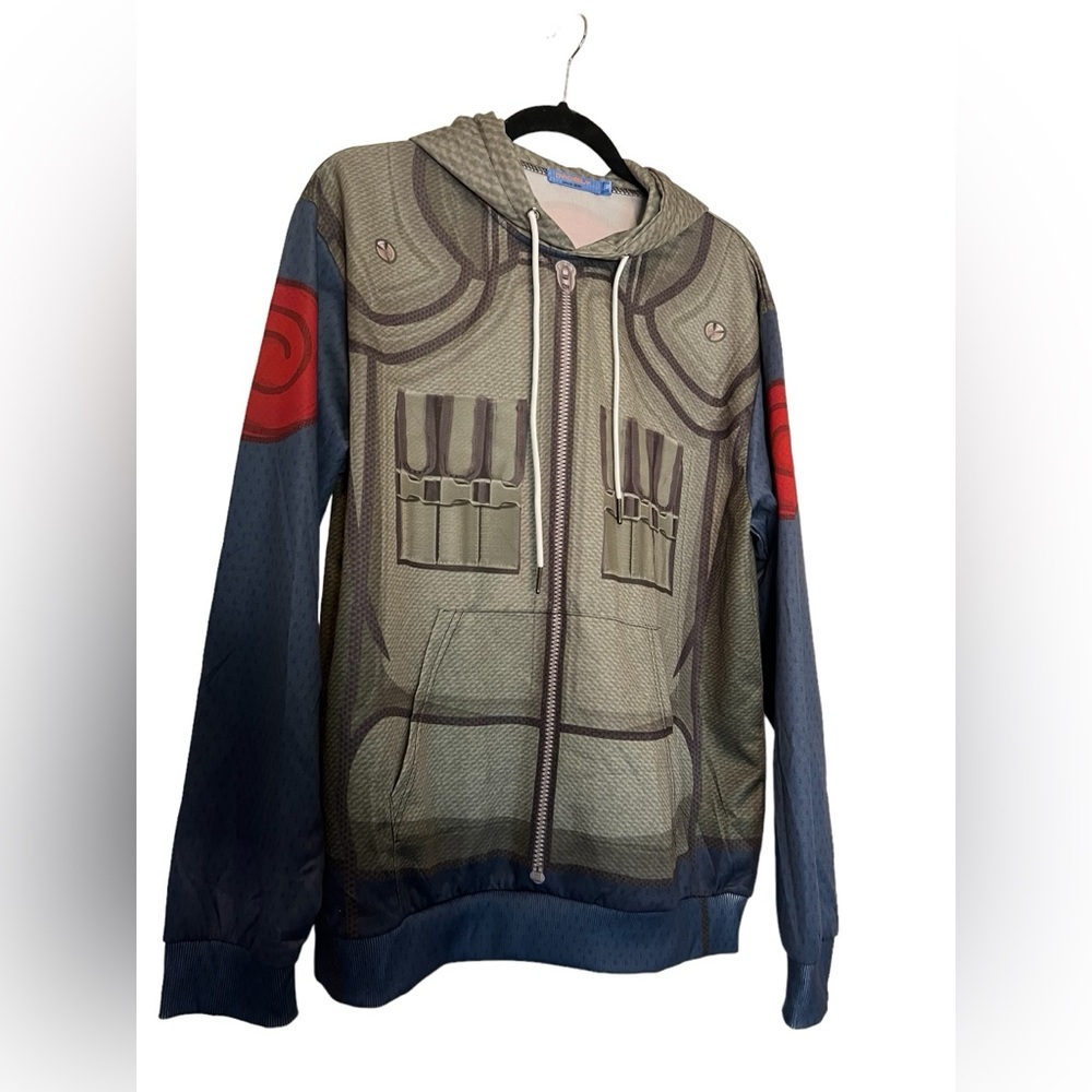 anime naruto shinobi cosplay hoodie size medium